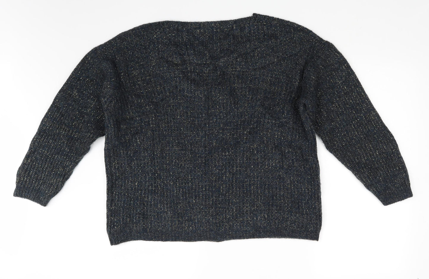 Nada del Riccio Womens Blue   Pullover Jumper Size L