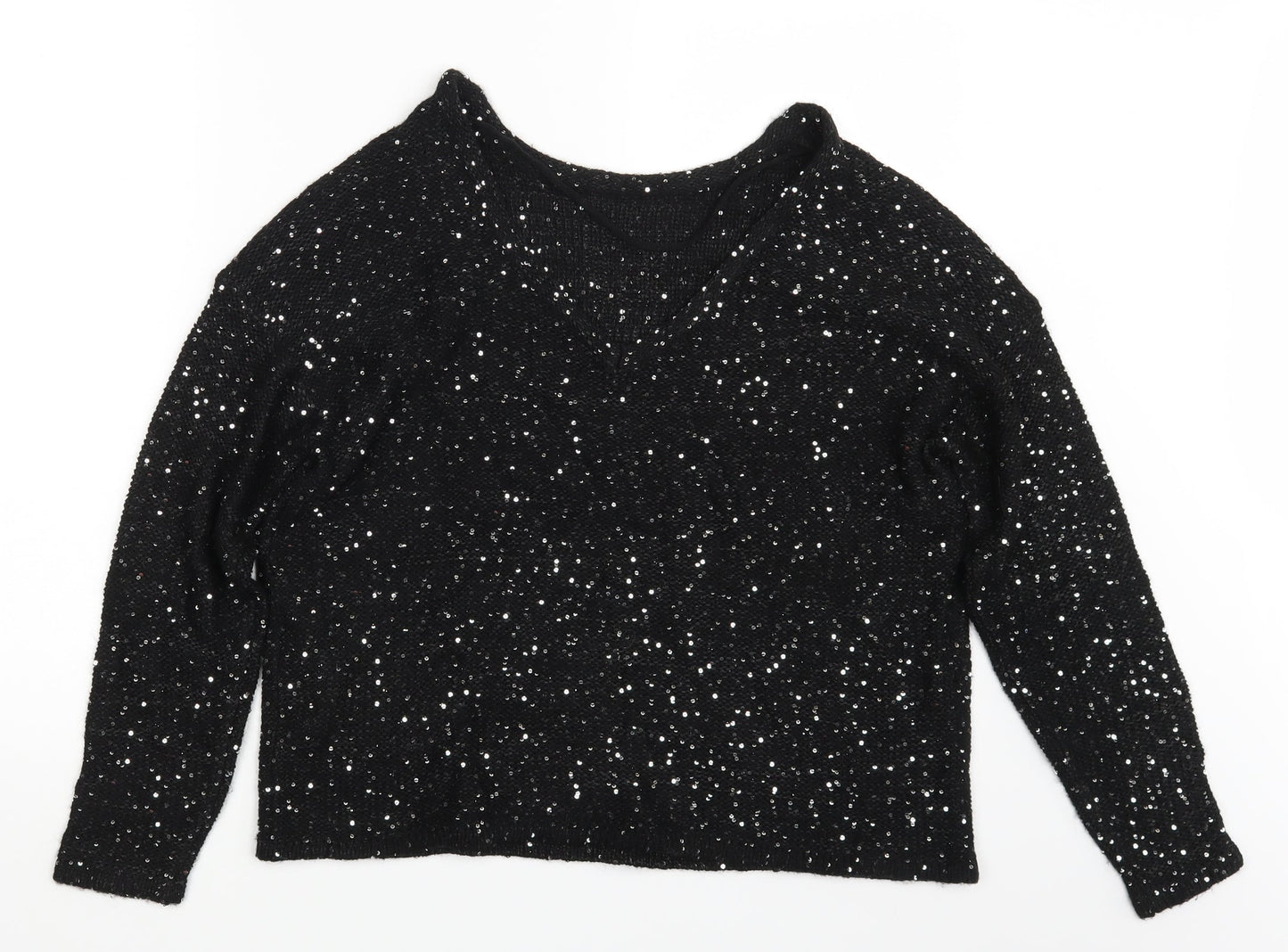Vera Moda` Womens Black   Pullover Jumper One Size