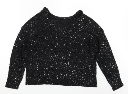 Additional front view of Vera Moda women’s black jumper one size