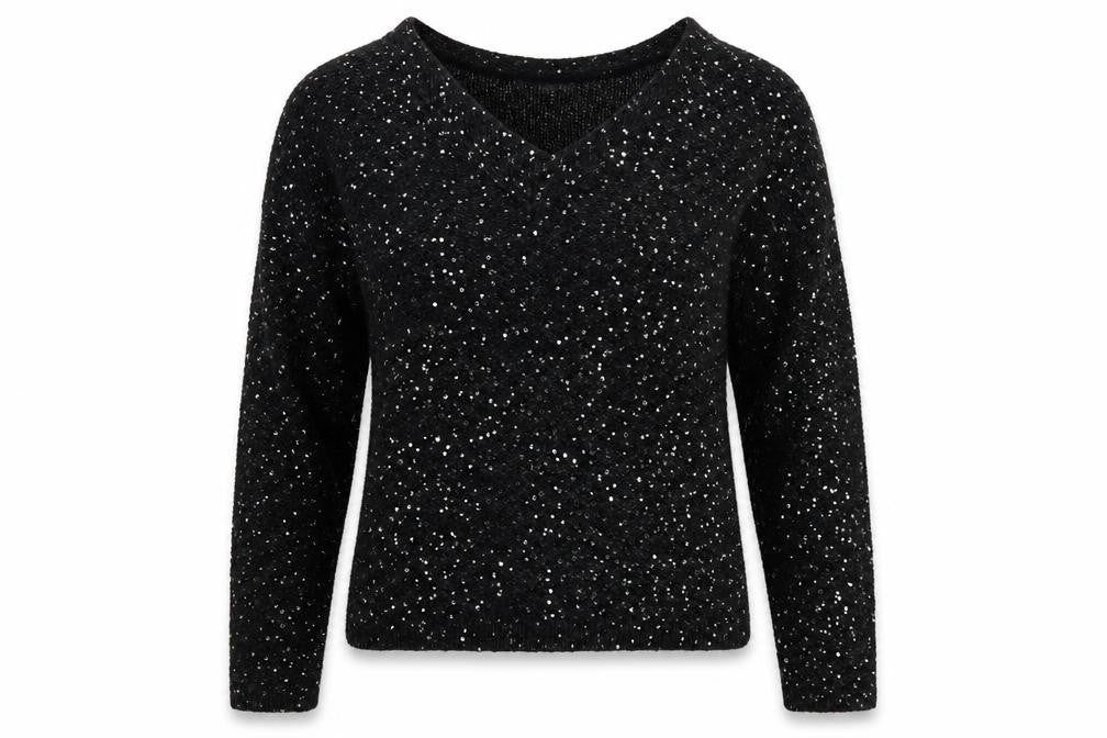 Vera Moda` Womens Black   Pullover Jumper One Size
