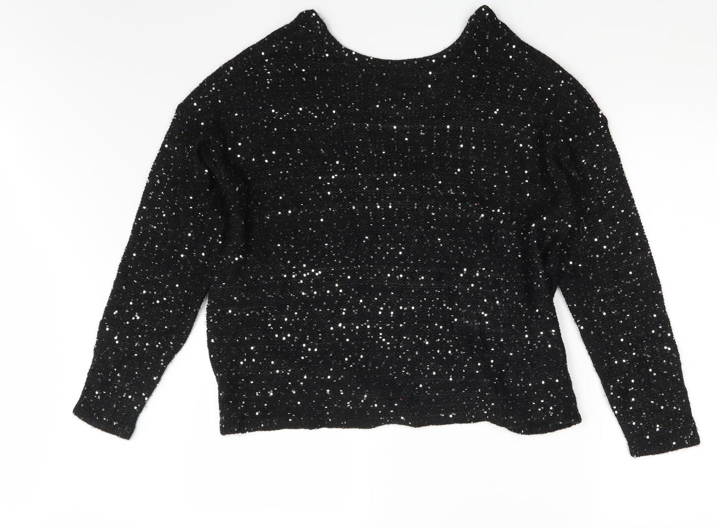 Vera Moda` Womens Black   Pullover Jumper One Size