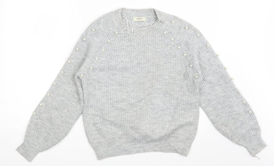 Papaya Womens Grey   Pullover Jumper Size S