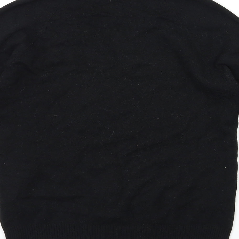 Preworn Womens Black  Knit Pullover Jumper Size L