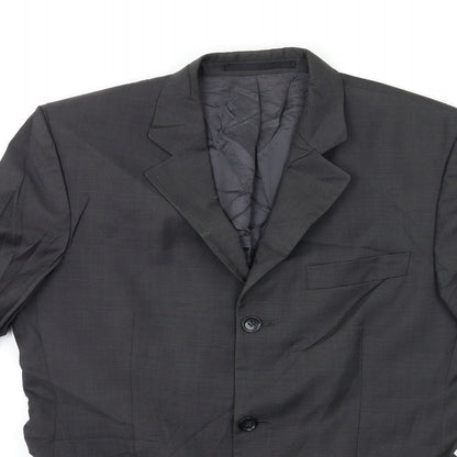Preworn Mens Grey   Jacket Suit Jacket Size 46
