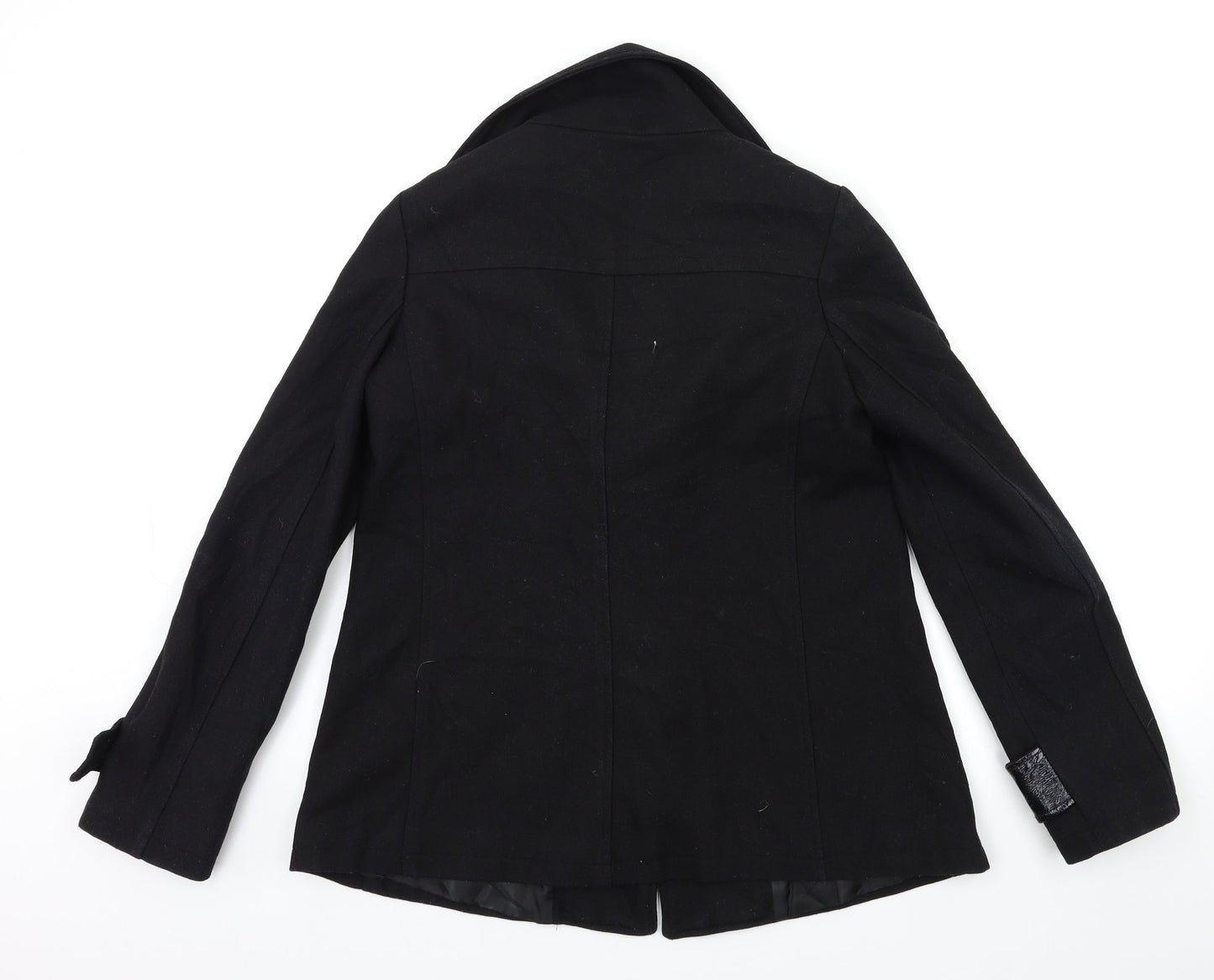 La Redoute Womens Black   Overcoat Coat Size 6