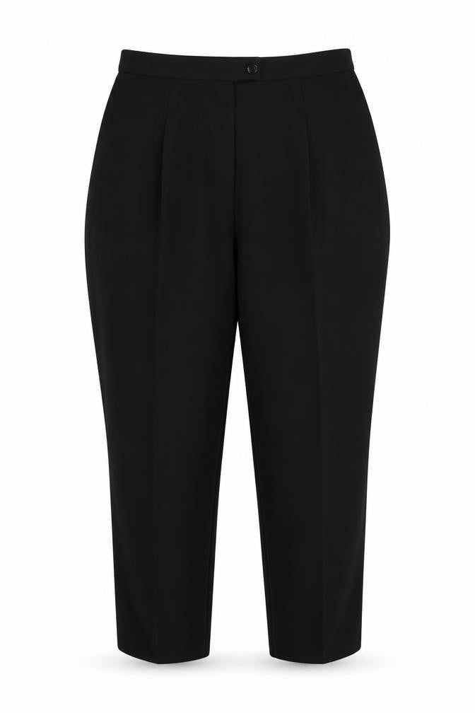 Wrap & Weft Womens Black   Trousers  Size 18 L27 in