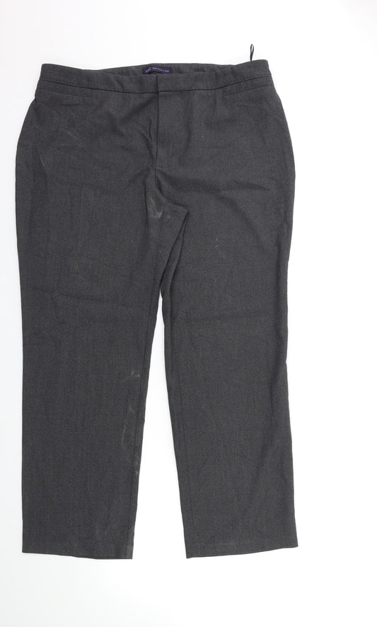 Marks and Spencer Womens Grey   Trousers  Size 16 L28 in