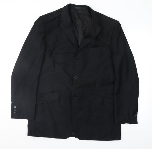 Burton Mens Black   Jacket Suit Jacket Size 40