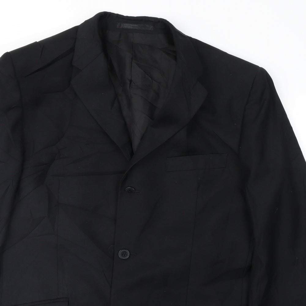 Burton Mens Black   Jacket Suit Jacket Size 40