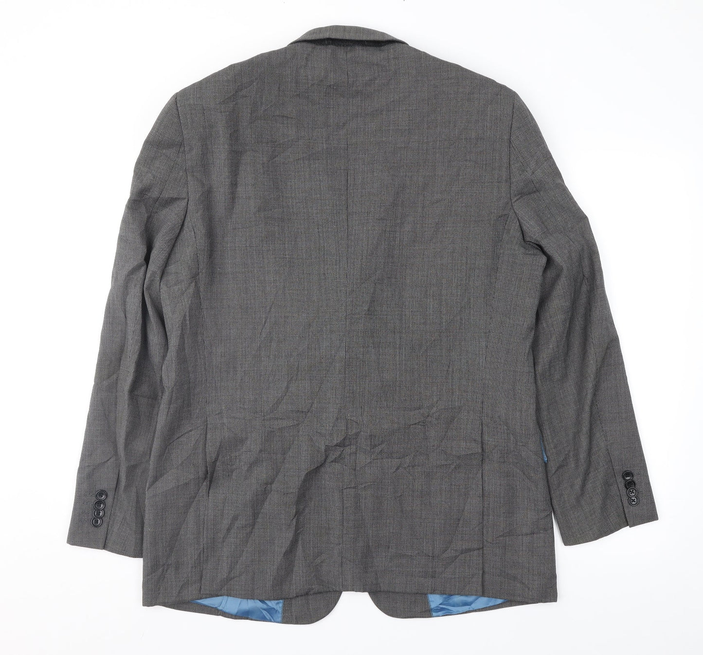 Fellini Mens Grey   Jacket Suit Jacket Size 42