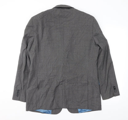 Fellini Mens Grey   Jacket Suit Jacket Size 42