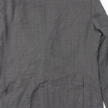 Fellini Mens Grey   Jacket Suit Jacket Size 42