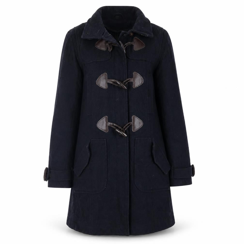 Topshop Womens Black   Overcoat Coat Size 8