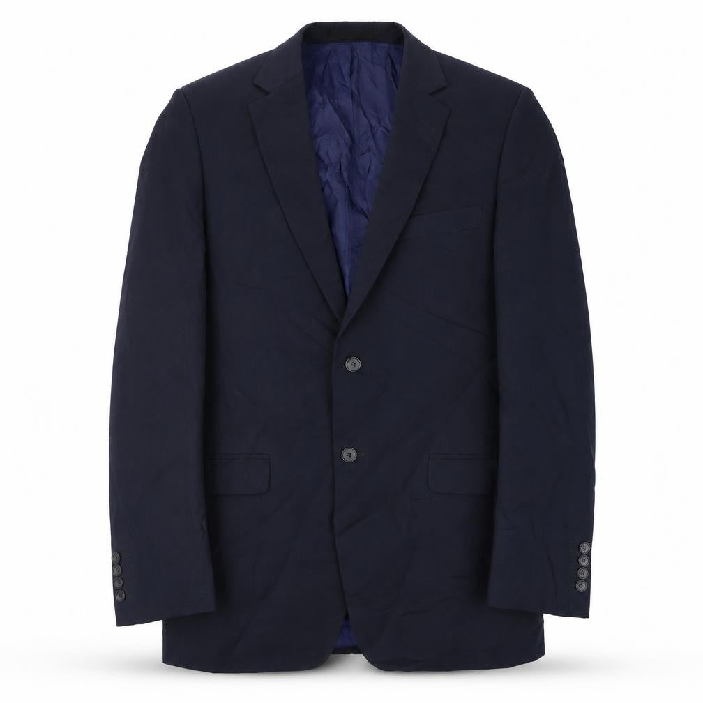 Marks & Spencer Mens Blue Striped  Jacket Suit Jacket Size 38