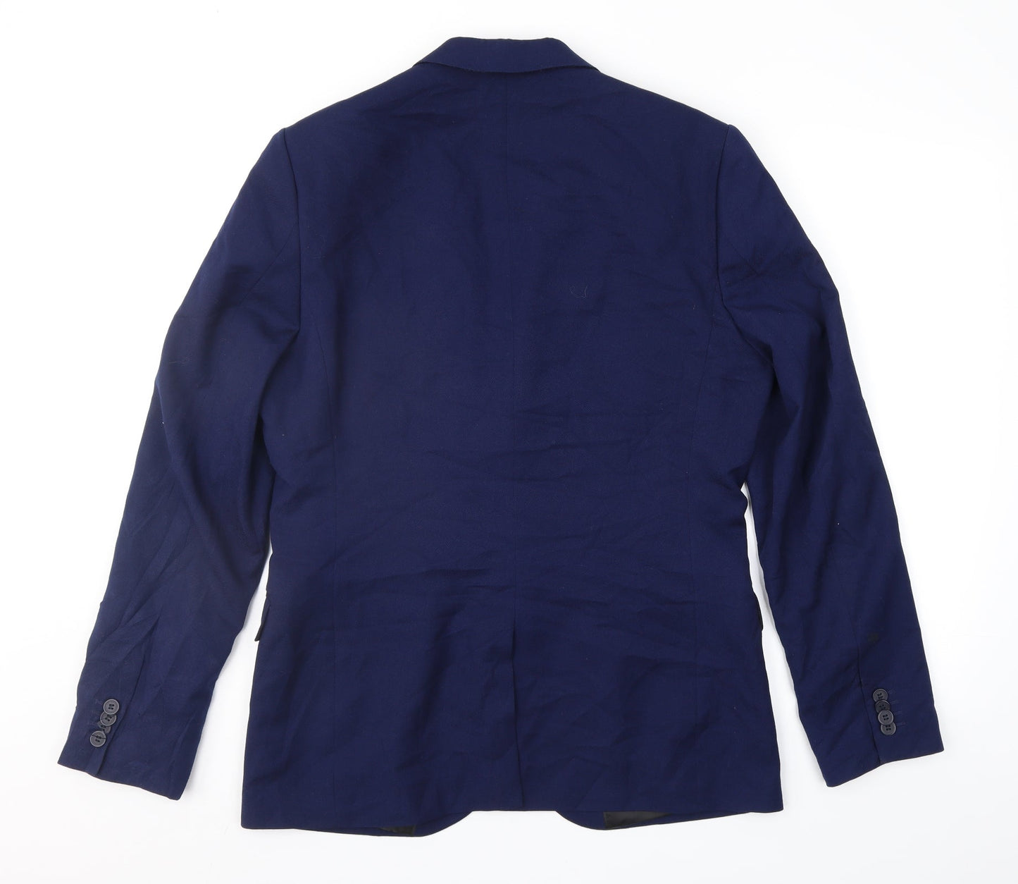 H&M Mens Blue   Jacket Suit Jacket Size 38