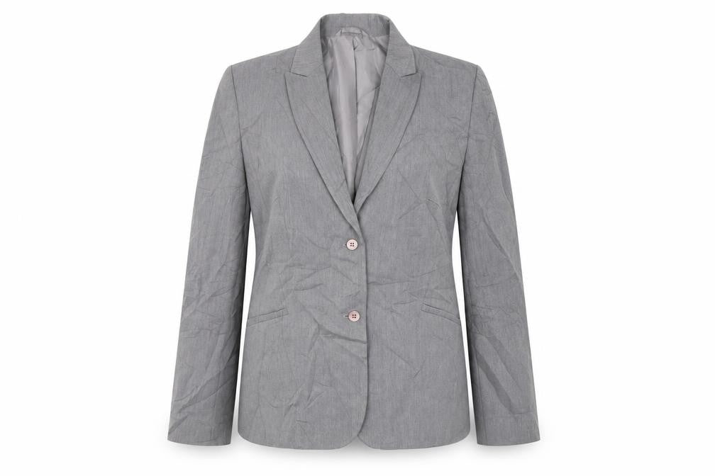 NEXT Womens Grey Herringbone  Jacket Suit Jacket Size 10