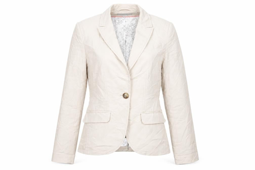 H&M Womens Beige   Jacket Suit Jacket Size 4