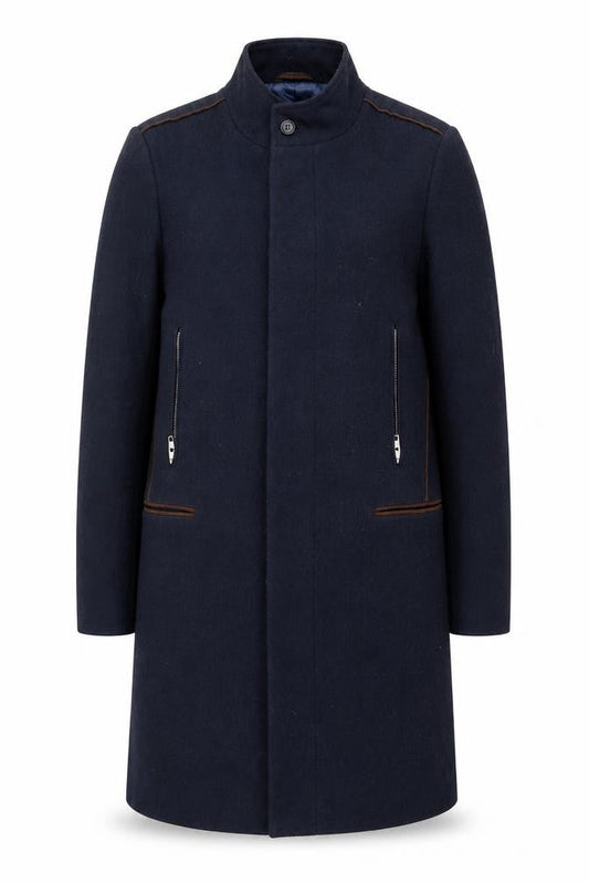 River Island Womens Blue   Overcoat Coat Size XS