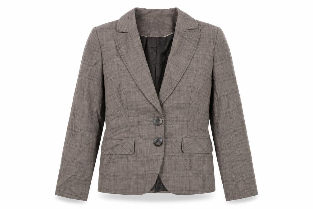 NEXT Womens Brown Check  Jacket Suit Jacket Size 14