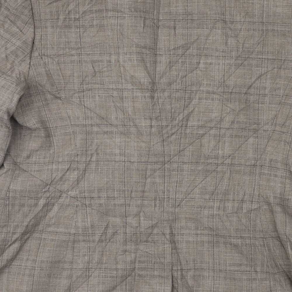 NEXT Womens Brown Check  Jacket Suit Jacket Size 14