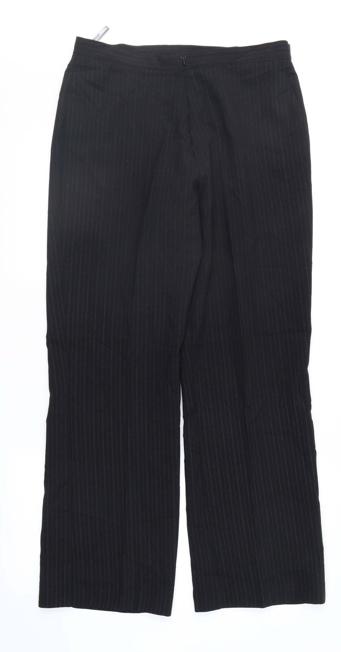 Atmosphere Womens Black Striped  Trousers  Size 14 L30 in