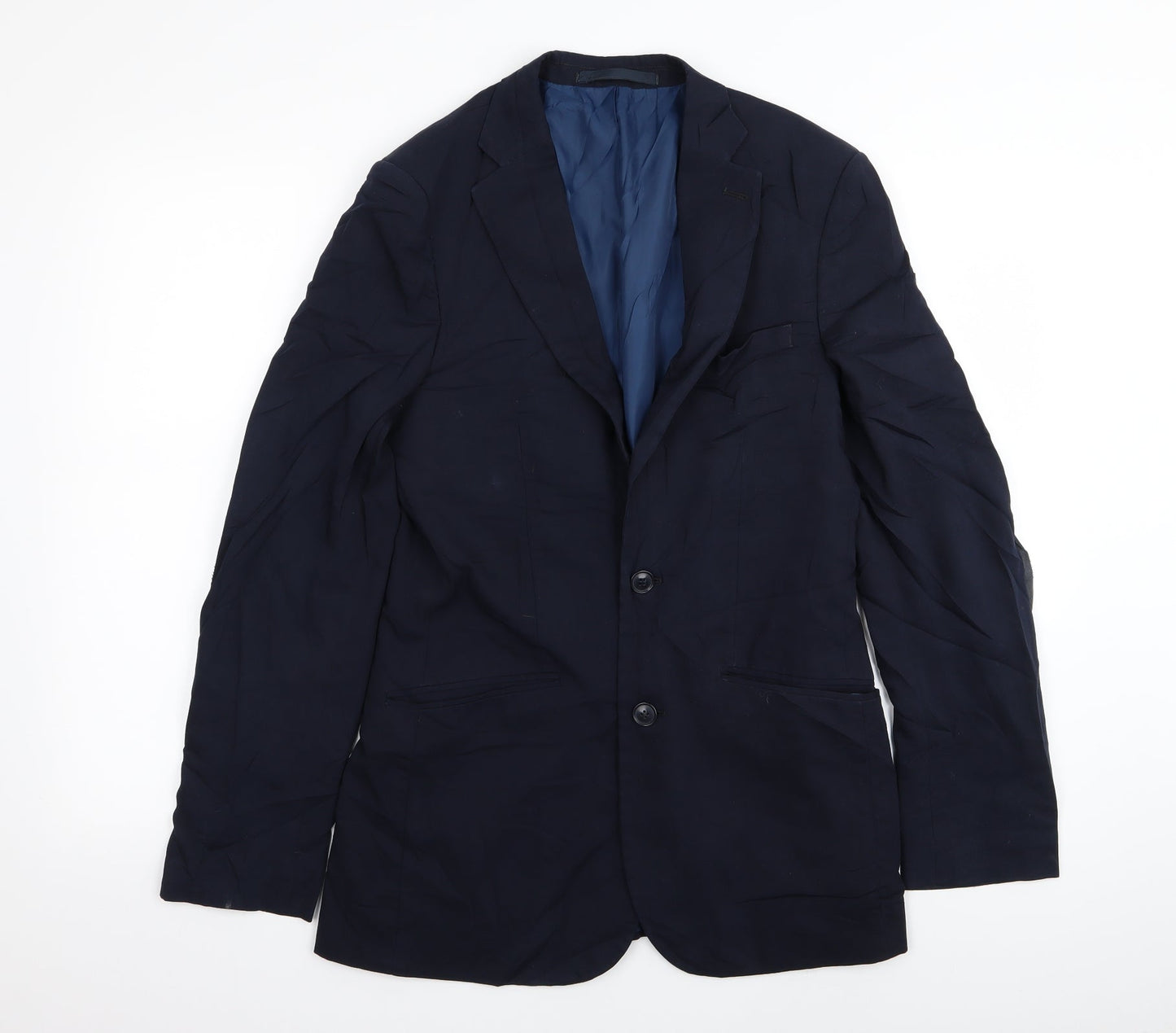 M&S Mens Blue   Jacket Blazer Size 36