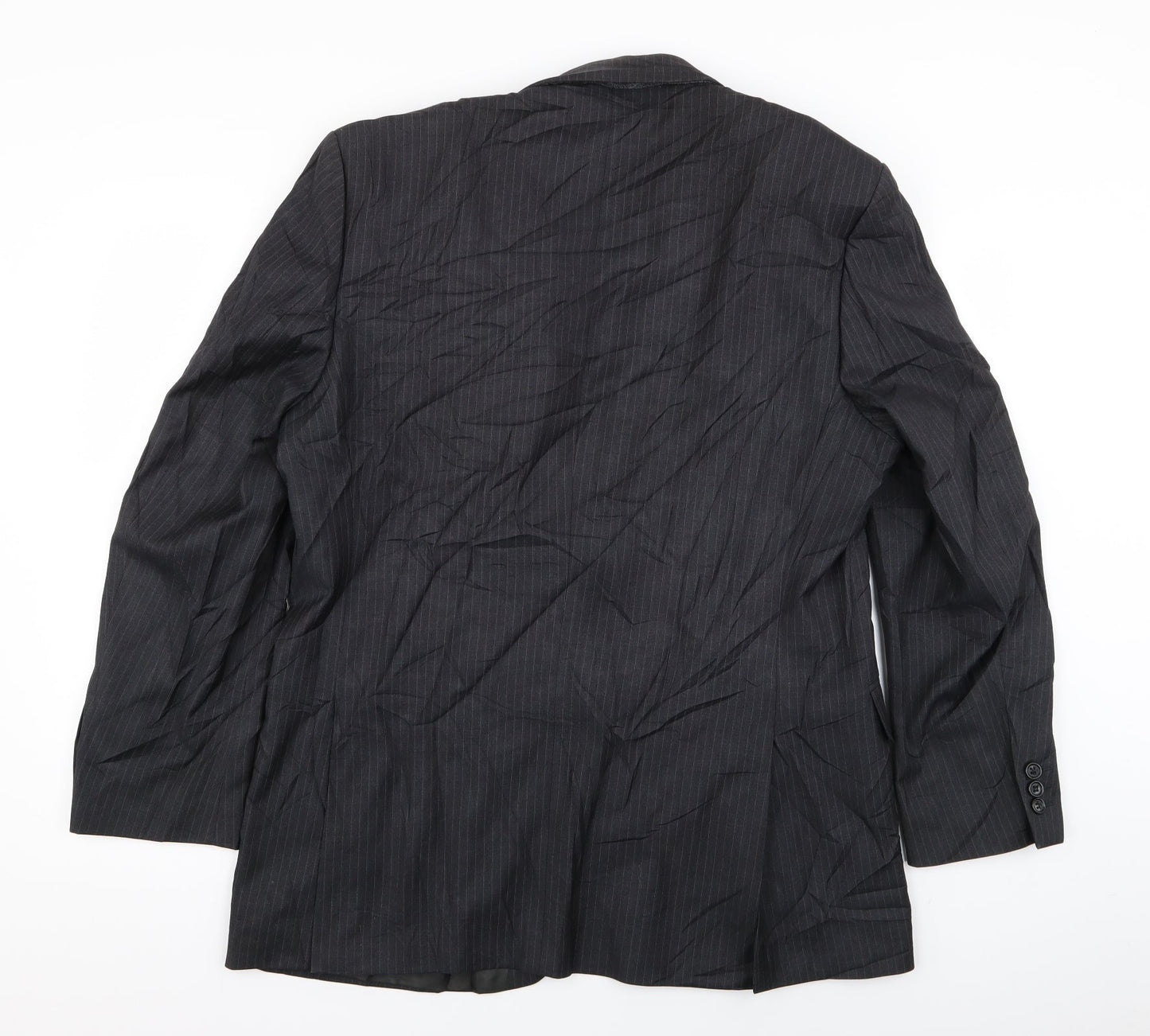 BHS Mens Grey Striped  Jacket Blazer Size 42
