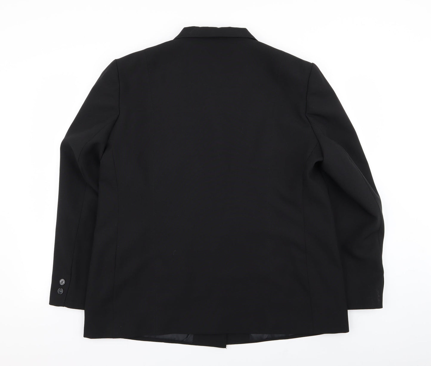 Preworn Womens Black   Jacket Blazer Size 20