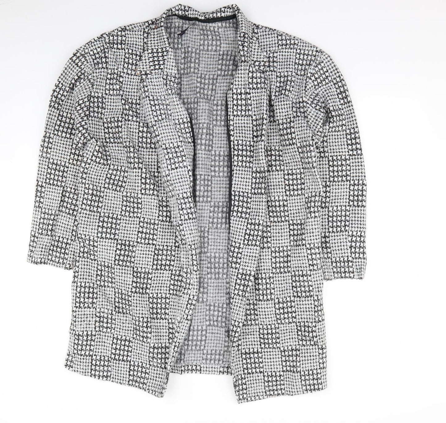 M&S Womens Grey   Overcoat Coat Size 16