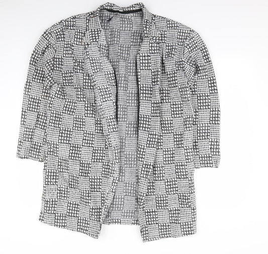 M&S Womens Grey   Overcoat Coat Size 16