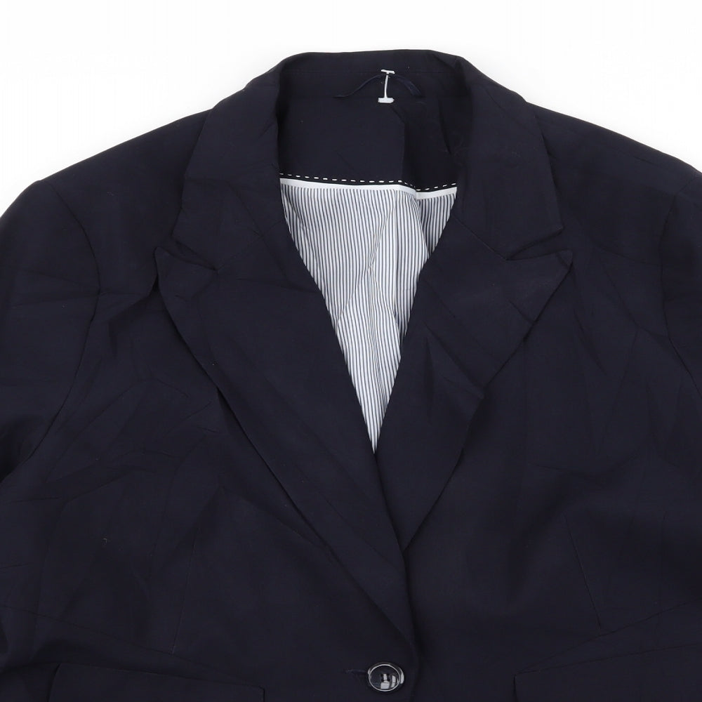 Preworn Mens Blue   Jacket Blazer Size 42