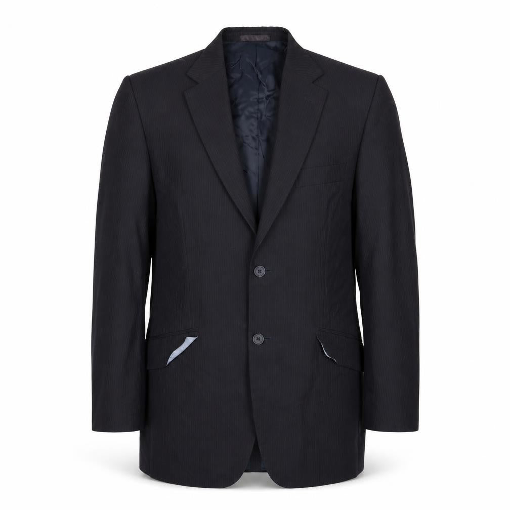 Asda George Mens Blue Striped  Jacket Blazer Size 40