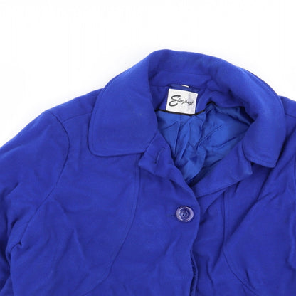 Preloved elegance Womens Blue   Jacket  Size 16 - Detail
