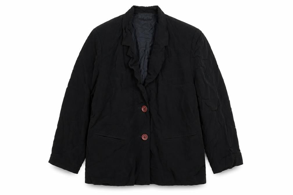 renel Mens Black   Jacket Blazer Size 40
