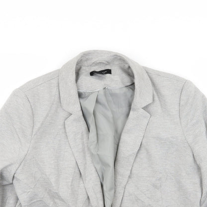 New Look Womens Grey   Jacket Blazer Size 14