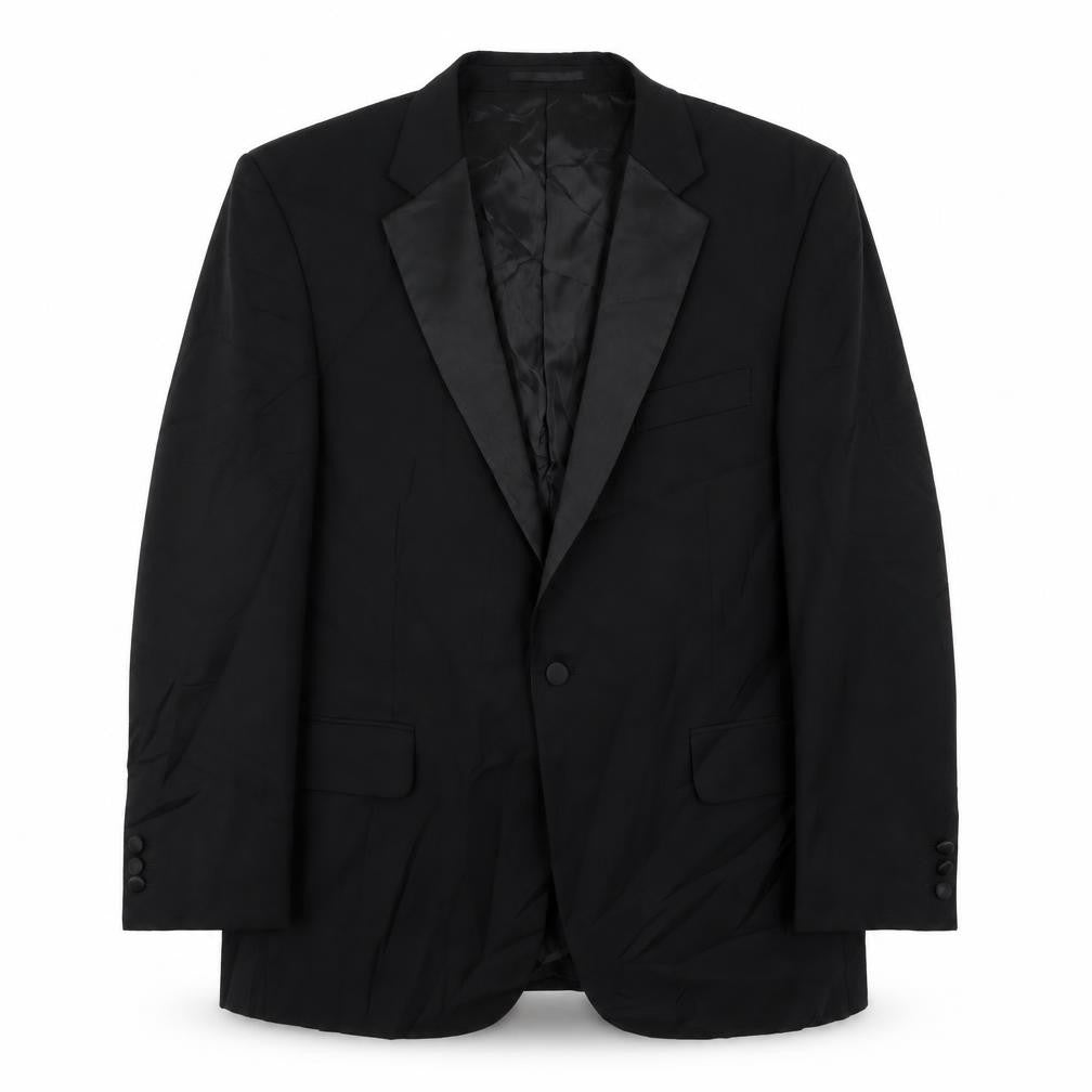 Preworn Mens Black   Jacket Blazer Size 44