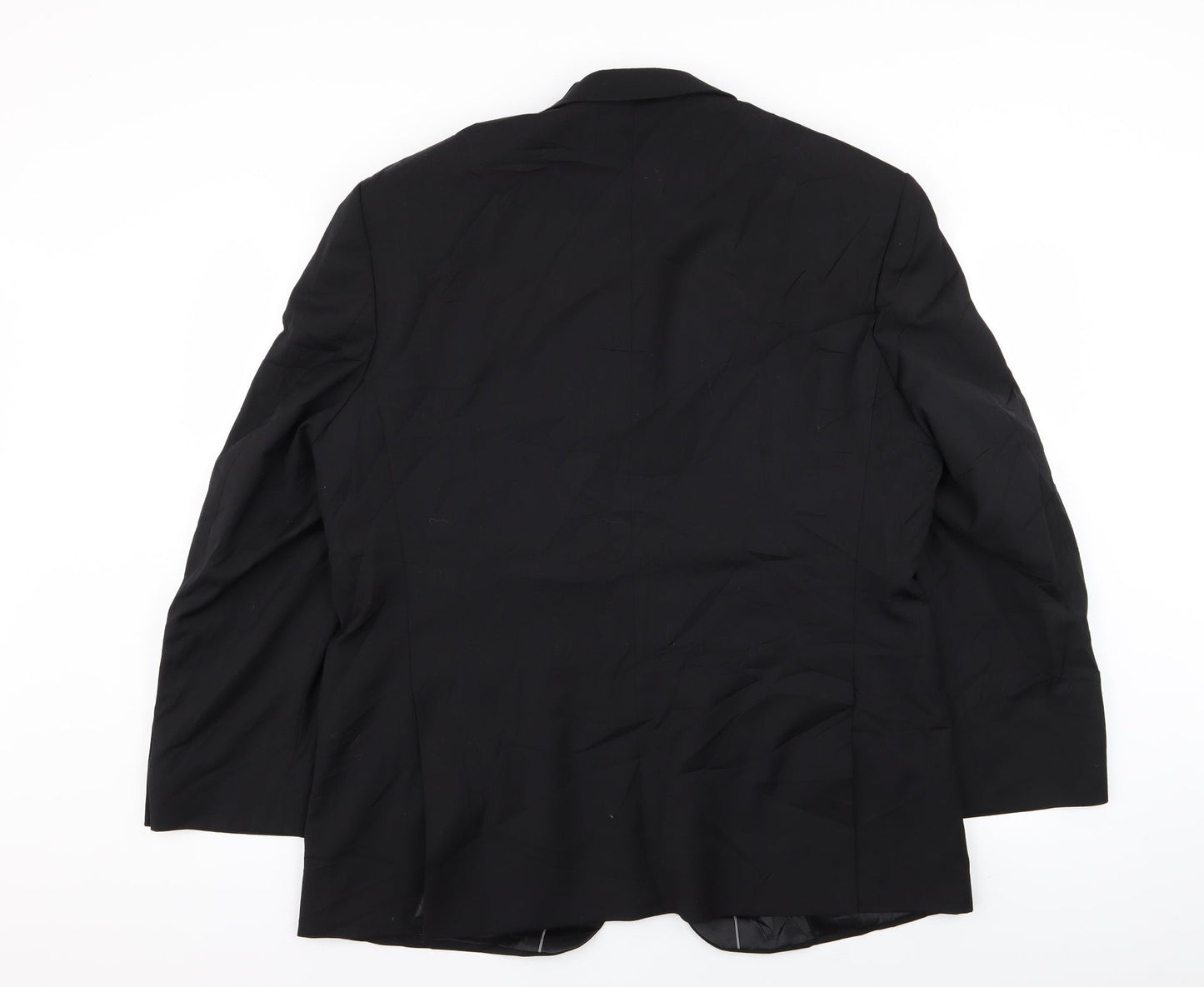 Preworn Mens Black   Jacket Blazer Size 44