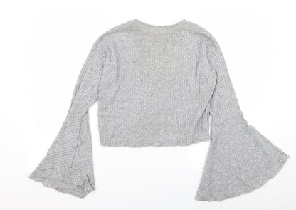 Pins & Needles Womens Grey   Basic T-Shirt Size L