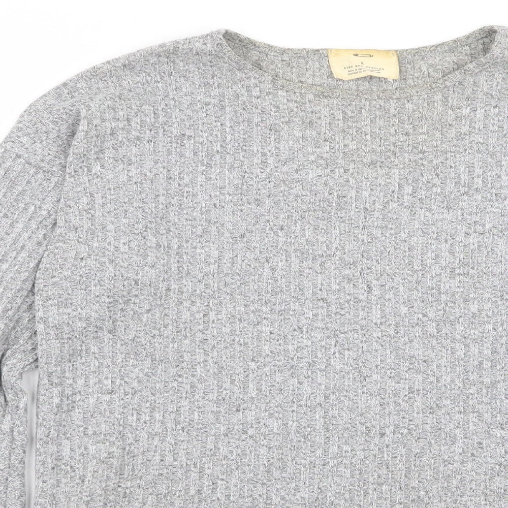 pins and needles Womens Grey   Basic T-Shirt Size L