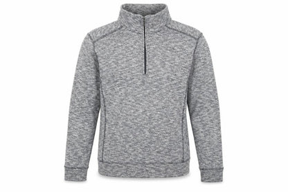 Front view of Easy men’s grey jumper, size S