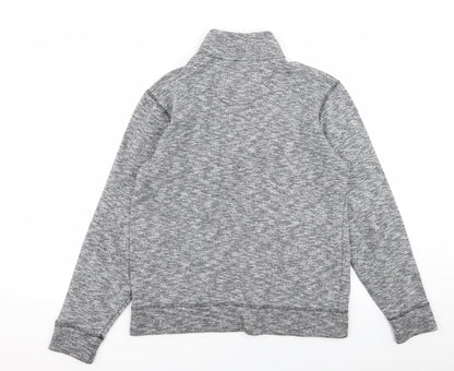 Back view of Easy men’s grey jumper, size S