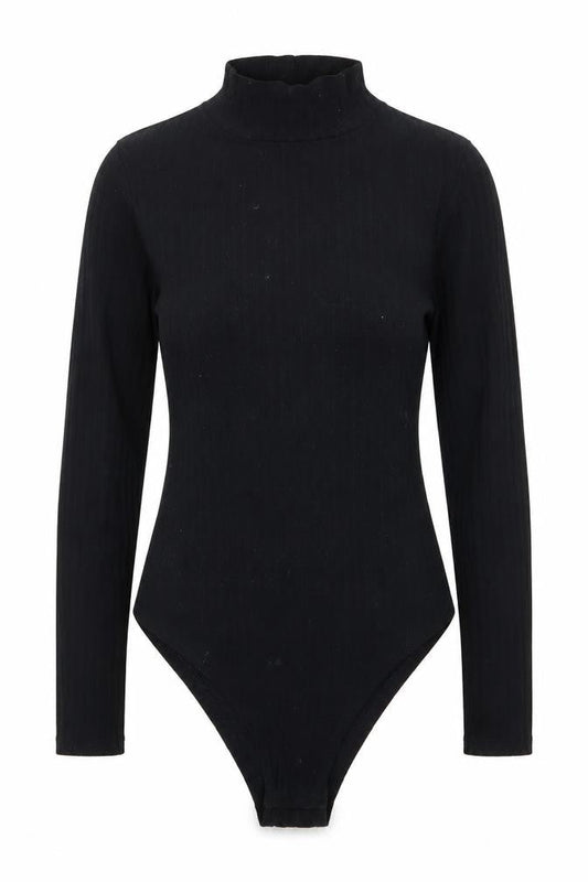 Boohoo Womens Black   Bodysuit One-Piece Size 8