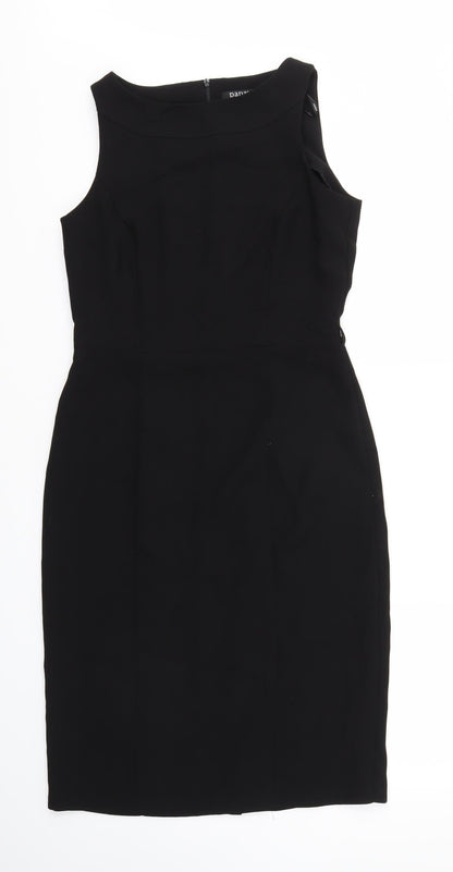 Additional front view of Papaya women’s black a-line, size UK 10