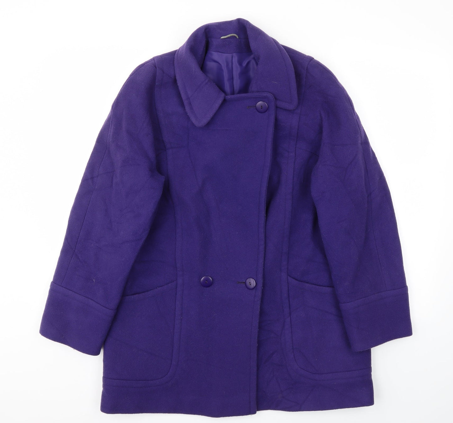 Julius Womens Purple   Jacket Coat Size 12