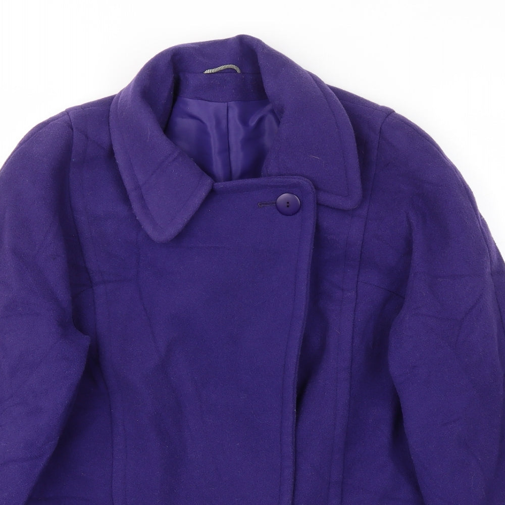 Julius Womens Purple   Jacket Coat Size 12