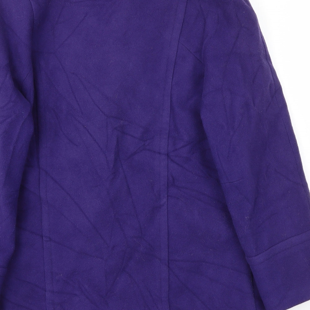 Julius Womens Purple   Jacket Coat Size 12