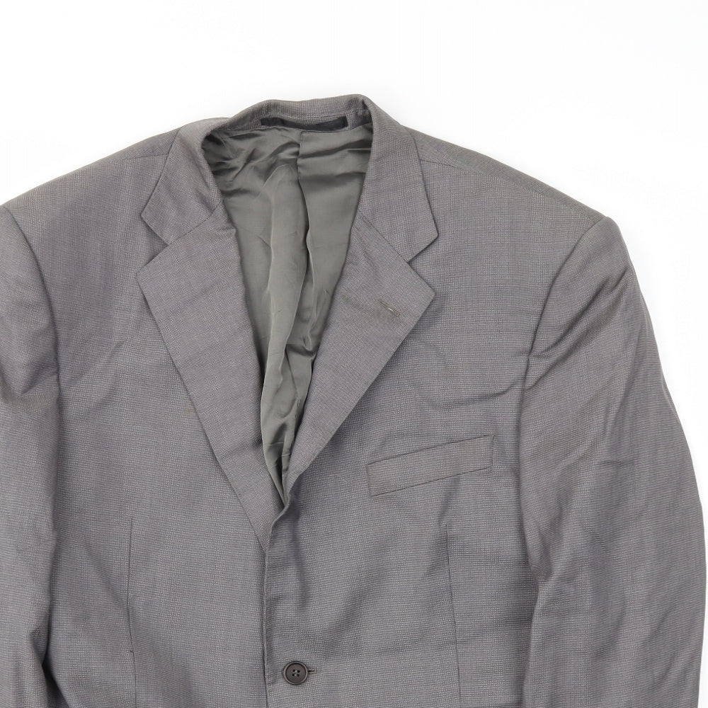 M&S Mens Grey   Jacket Blazer Size 42