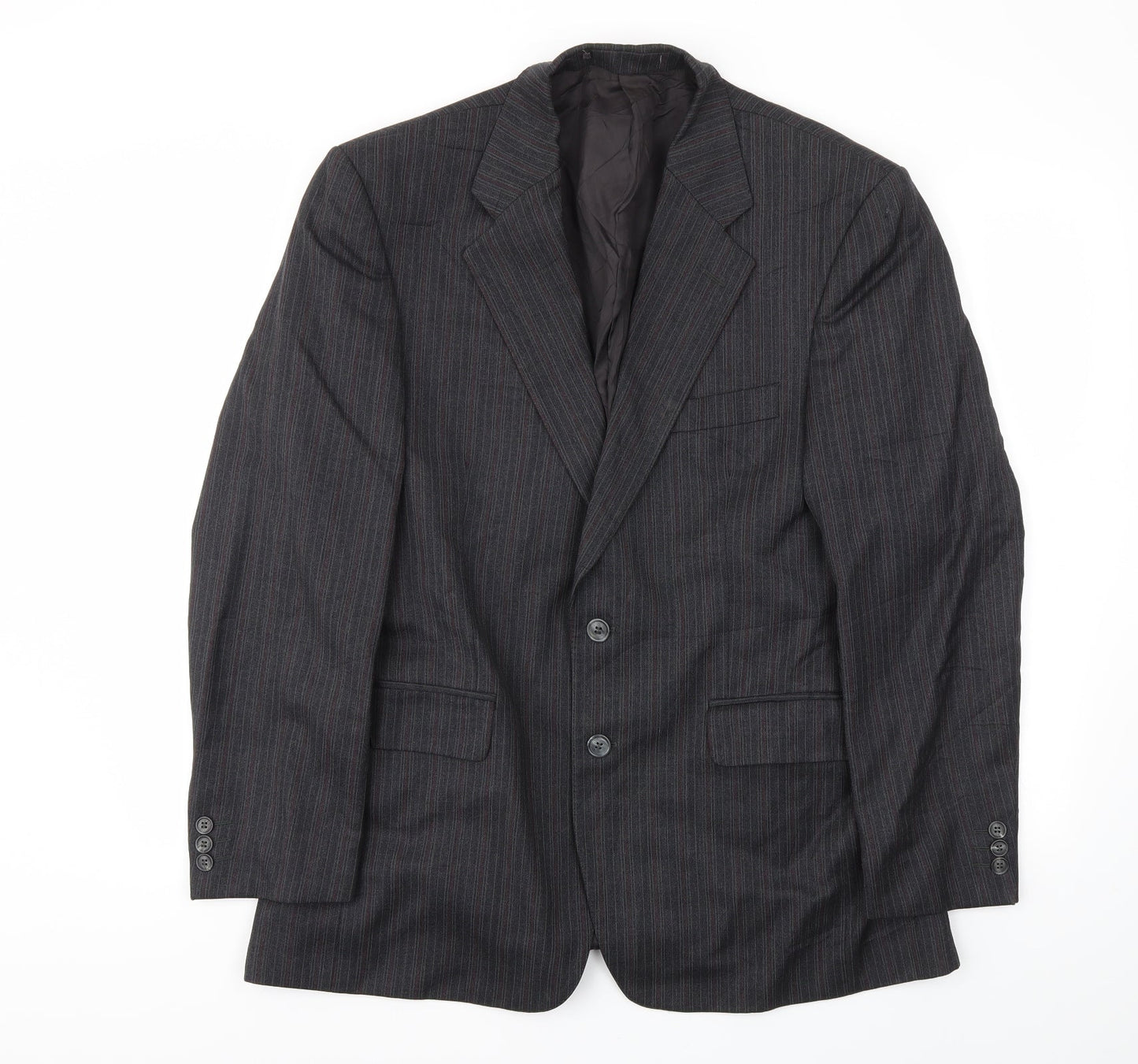 LABEL Mens Grey   Jacket Blazer Size 40
