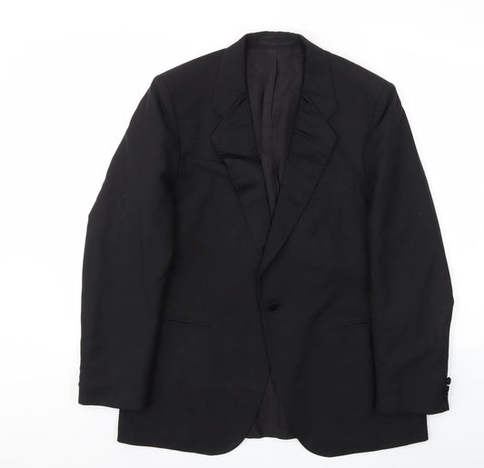 St Micahel Mens Black   Jacket Blazer Size 42
