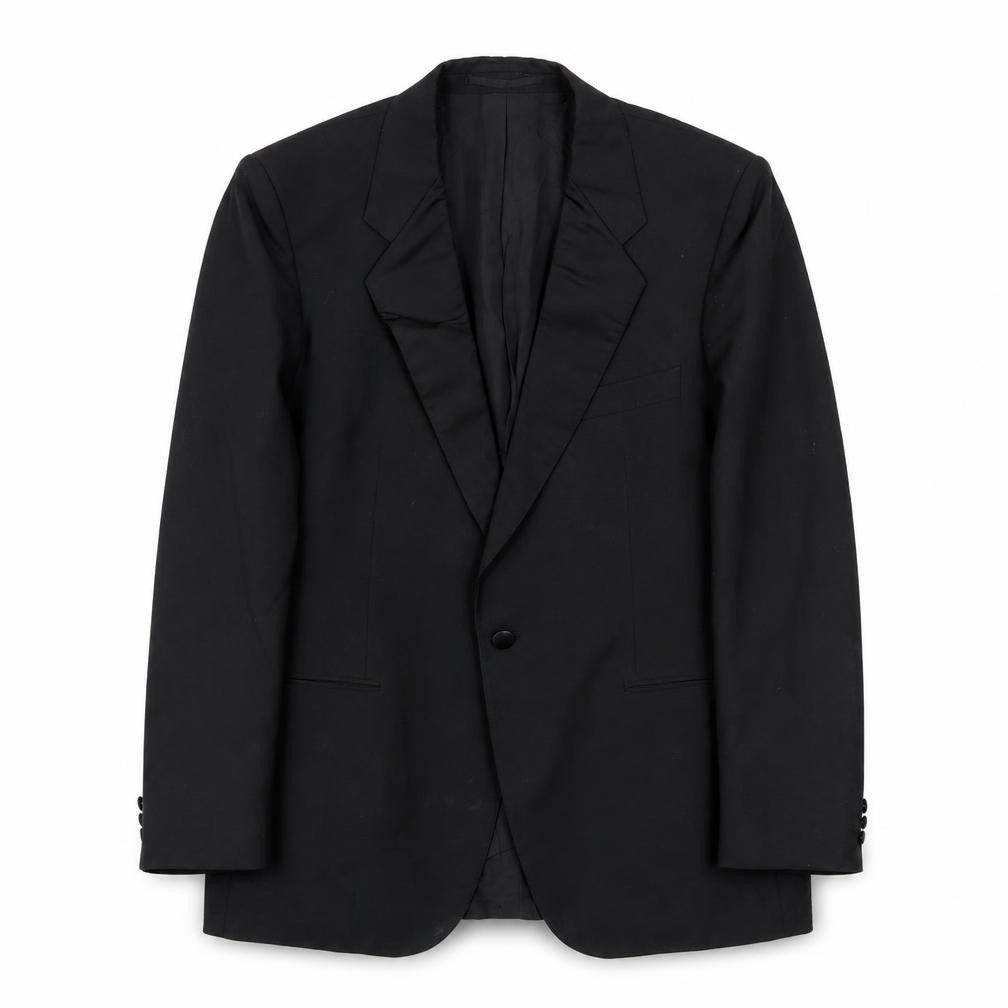 St Micahel Mens Black   Jacket Blazer Size 42